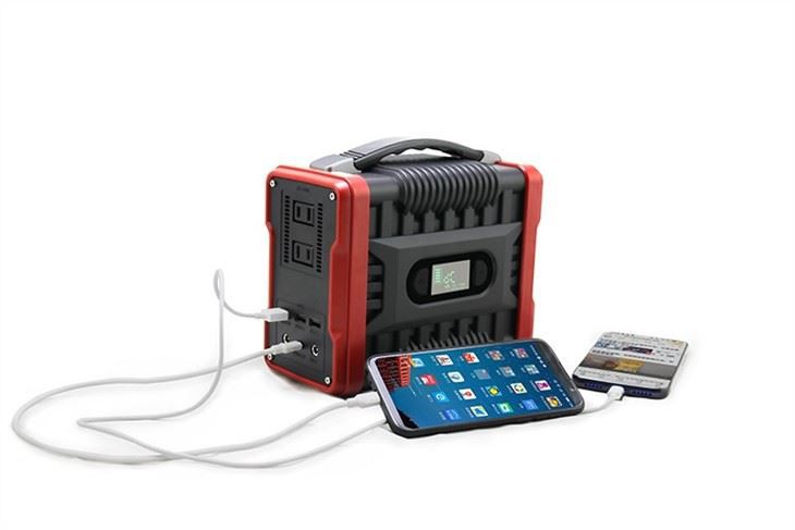 Přenosná solární generátor elektrárny lithium