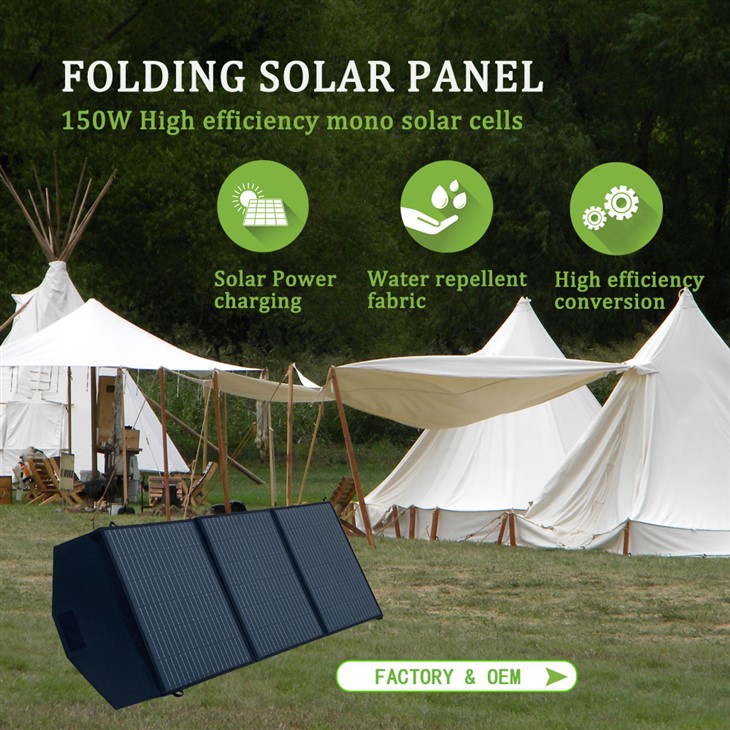 150W Přenosný solární panel