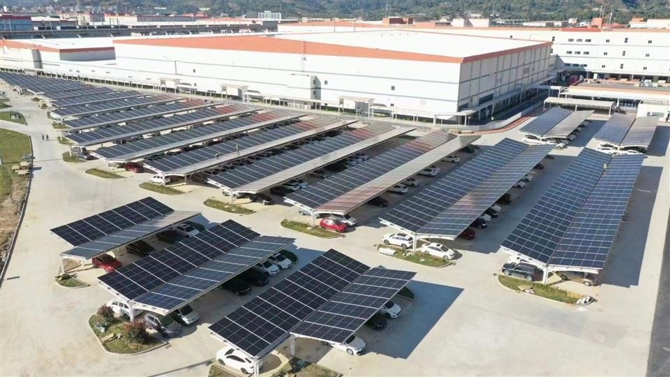 Kompletní sluneční soustava Carport