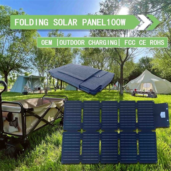 Skládací solární panel 1000W